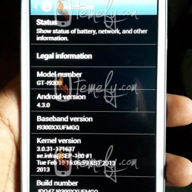 Android 4.3 Spotted on Galaxy S3
