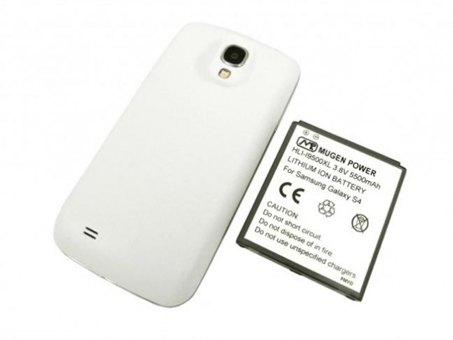 mugen power 645x484 Mugen Power 5,500 mAh Battery for Samsung Galaxy S4