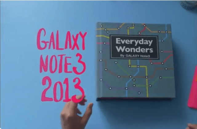 Samsung new Galaxy Note 3 ad is different and better than last two attempts
