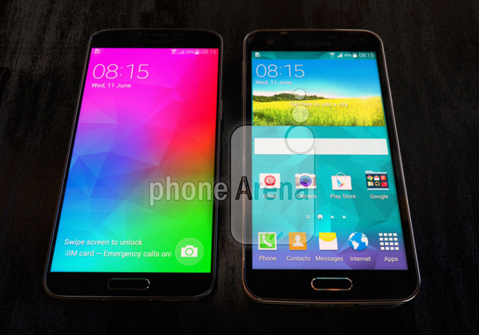 Samsung Galaxy F Prime vs Galaxy S5