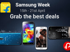 Flipkart Spreads some Love with the “Samsung week” Sale