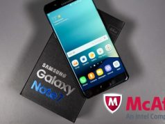 Samsung to extend their contract with McAfee